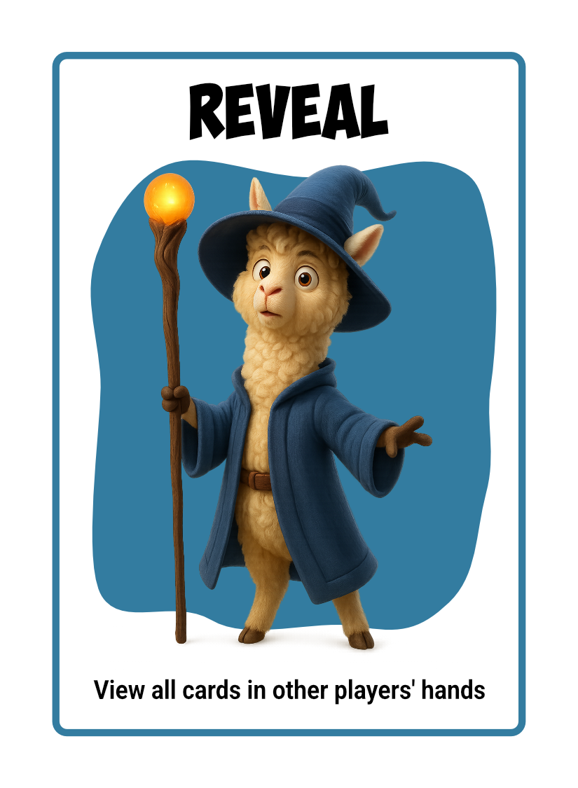 Reveal action card